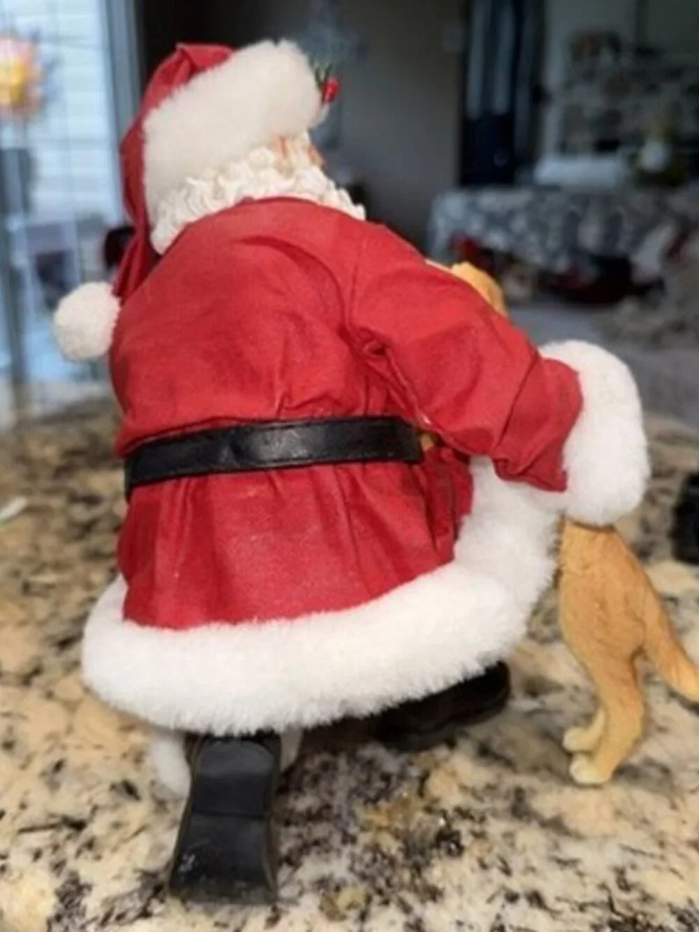 Possible Dreams Santa with Dog Figurine “Good Boy Santa”